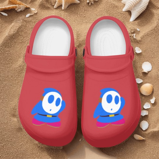 Discover Blue Shy Guy Nurse Clogs