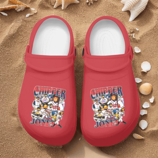 Discover Vintage 90s Graphic Style Chipper Jones Nurse Clogs Vintage Sport Nurse Clogs