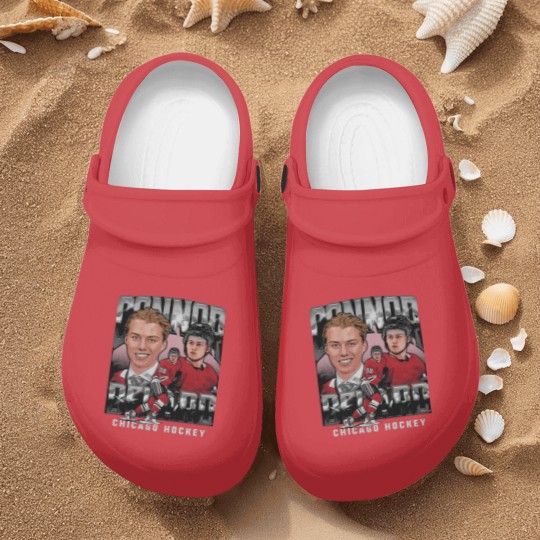 Discover Connor Bedard Chicago Vintage - Connor Bedard - Nurse Clogs