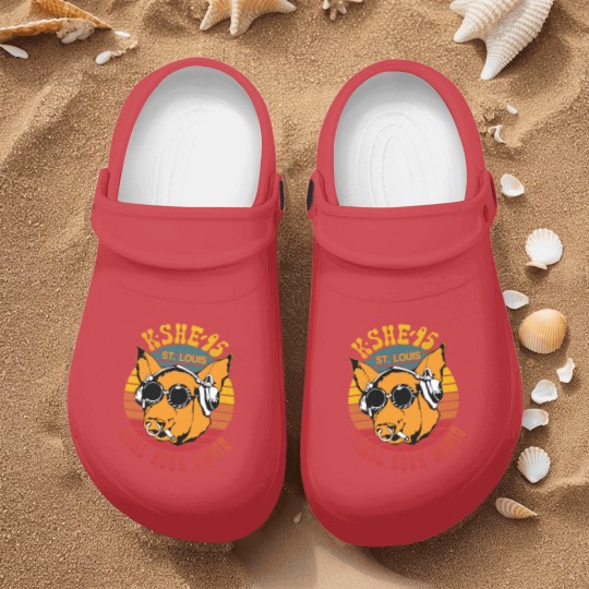 Discover Real Rock Radio Retro Nurse Clogs