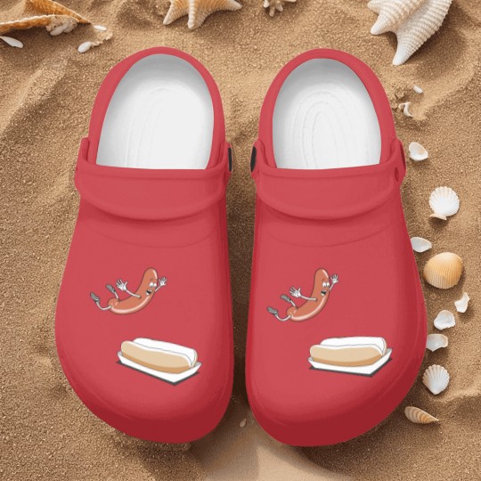 Discover Happy Hot Dog Nurse Clogs - Power Rangers Essential Nurse Clogs