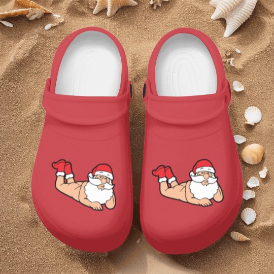 Discover Funny Sexy Santa Claus Xmas Merry Christmas Winter Nurse Clogs