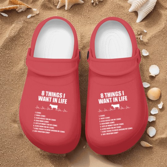 Discover 8 things I want in life cow Nurse Clogs
