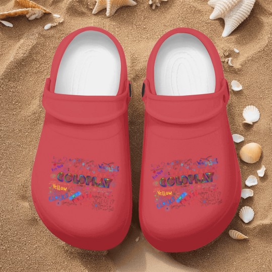 Discover Coldplay World Tour 2023 Nurse Clogs, Vintage Coldplay Tour Nurse Clogs
