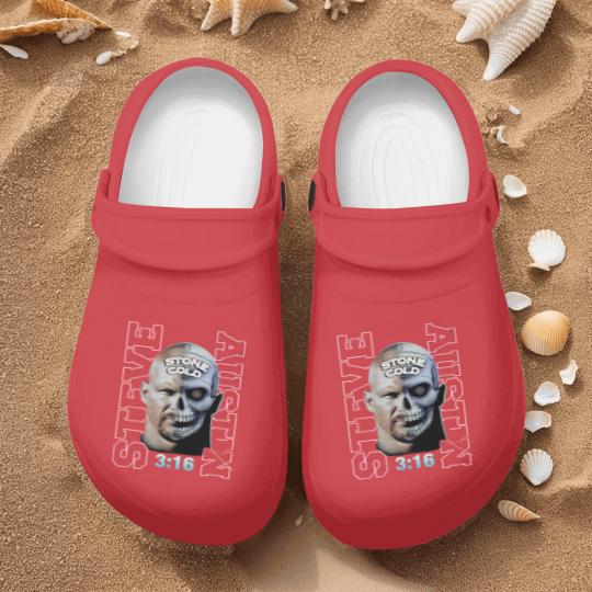 Discover Stone Cold Steve Austin Vintage 90s Bootleg Style Nurse Clogs, Stone Cold Steve Austin Nurse Clogs
