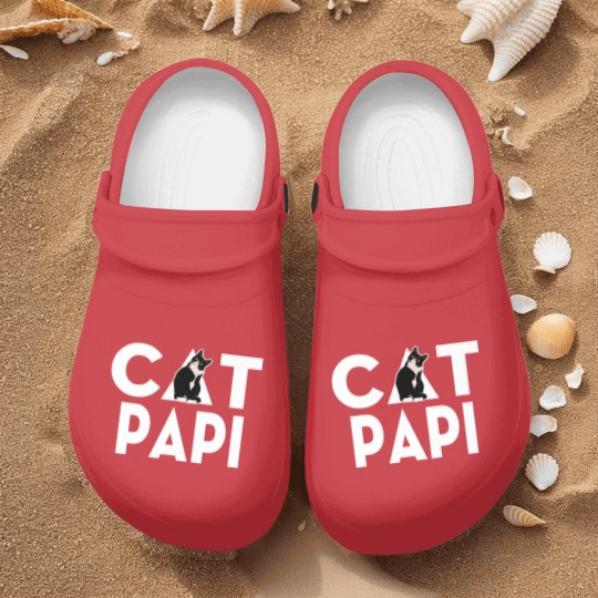 Discover Men's Cat Dad Nurse Clogs for Daddy Funny Father's Day Nurse Clogs Gift PAPI - Mens Cat Dad - Nurse Clogs