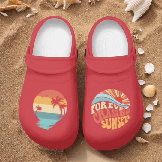Discover Forever Chasing Sunsets Nurse Clogs, Retro Summer Nurse Clogs, Summer Vibes Nurse Clogs, Beach Nurse Clogs, Vacation Nurse Clogs, Summer Vacation Nurse Clogs, Trendy Nurse Clogs