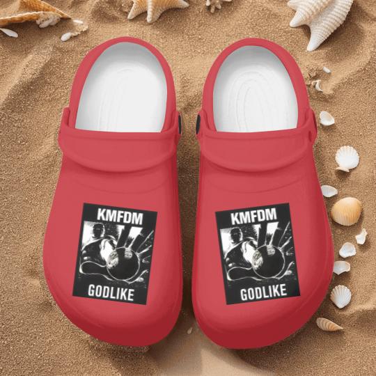 Discover KMFDM Band Classic Nurse Clogs
