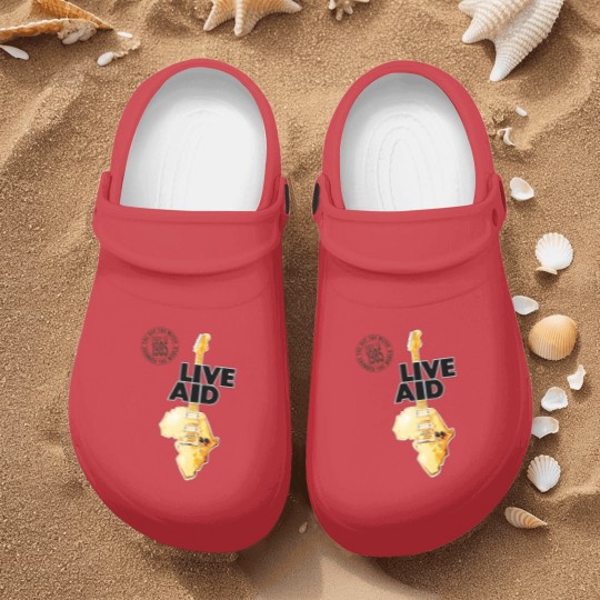 Discover Live Aid Concert Music Gig Event Live 1985 Wembley 80s Nurse Clogs