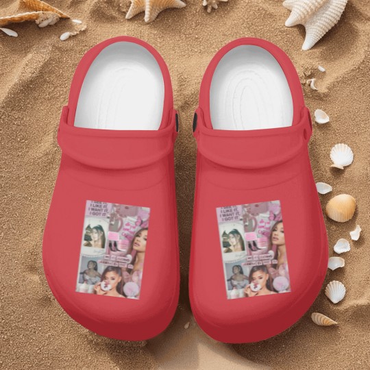 Discover Vintage Ariana Grade Nurse Clogs, Music Concert Graphic Nurse Clogs