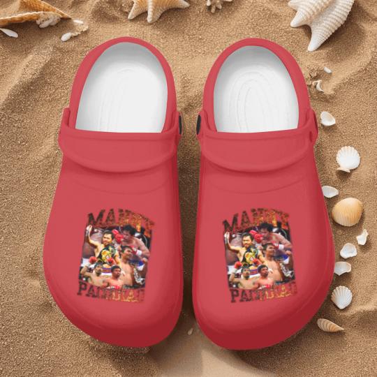 Discover Manny PacMan Pacquiao Streetwear  Snow Wash Nurse Clogs