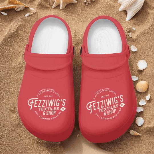 Discover christmas carol, fezziwigs, scrooge, holiday design t Nurse Clogs