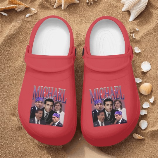 Discover Retro Michael Scott Nurse Clogs, Limited Michael Scott Vintage Nurse Clogs, Michael Scott Gift