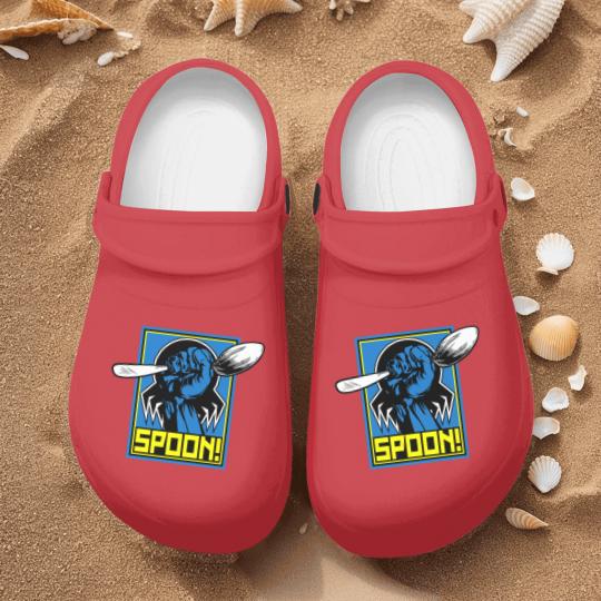Discover the tick spoon Nurse Clogs