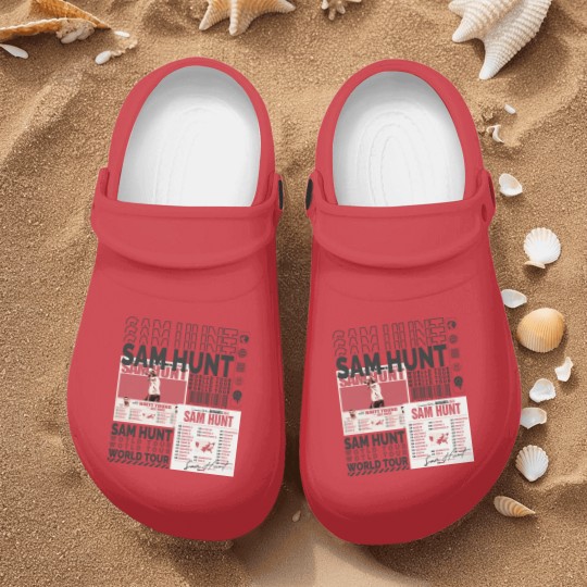 Discover Sam Hunt Music Nurse Clogs 90s Y2K Merch Vintage Nurse Clogs