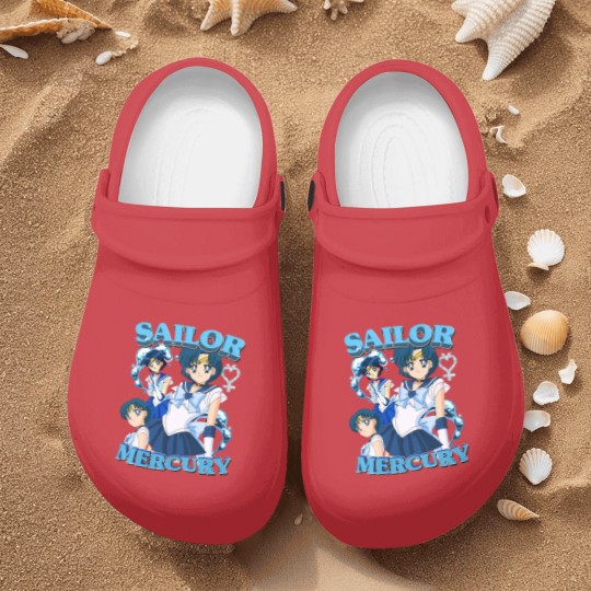 Discover Sailor Mercury Ami Mizuno Bootleg Nurse Clogs