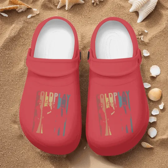 Discover Vintage Retro Coldplay Nurse Clogs, Vintage Coldplay Nurse Clogs, Coldplay Gift, Retro Gift Nurse Clogs