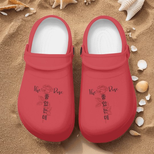 Discover Vintage Retro The Rose Kpop Nurse Clogs, The Rose World Tour Nurse Clogs