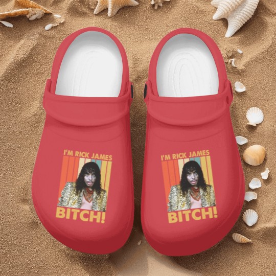 Discover Vintage I'm Rick James Bitch Essential Nurse Clogs