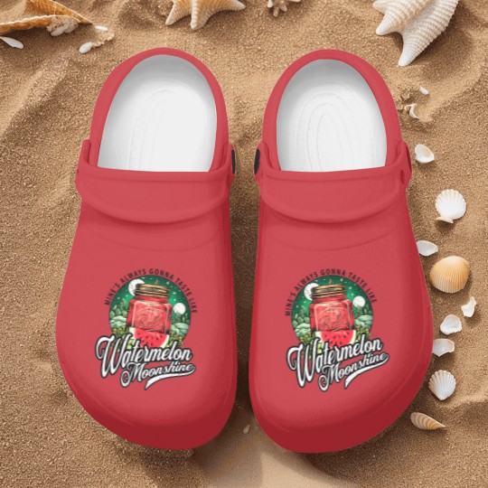 Discover Watermelon Moonshine Retro Country Music Nurse Clogs