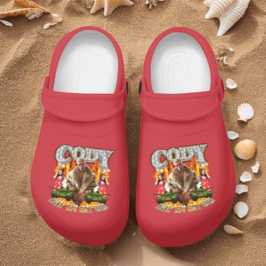 Discover Cody Rhodes Make 'Em Say Uhh Nurse Clogs Cotton Men's Nurse Clogs