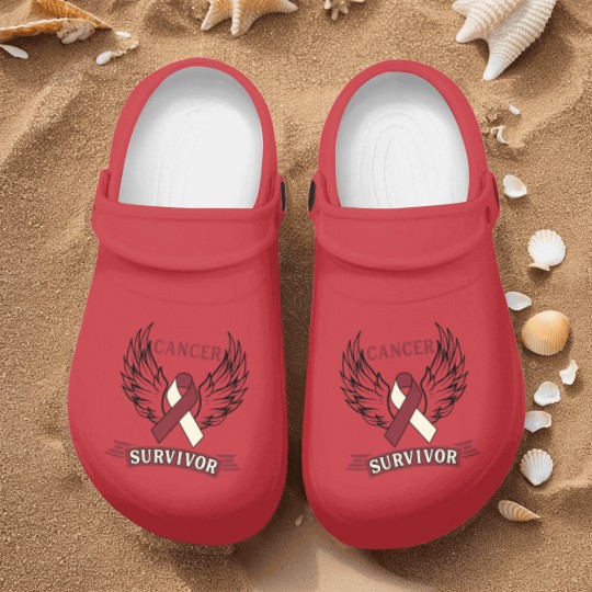 Discover Cancer Survivor Head and Neck Cancer Nurse Clogs