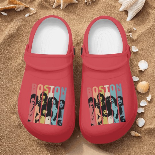 Discover Vintage Retro Boston Band Nurse Clogs, Boston Band Gift