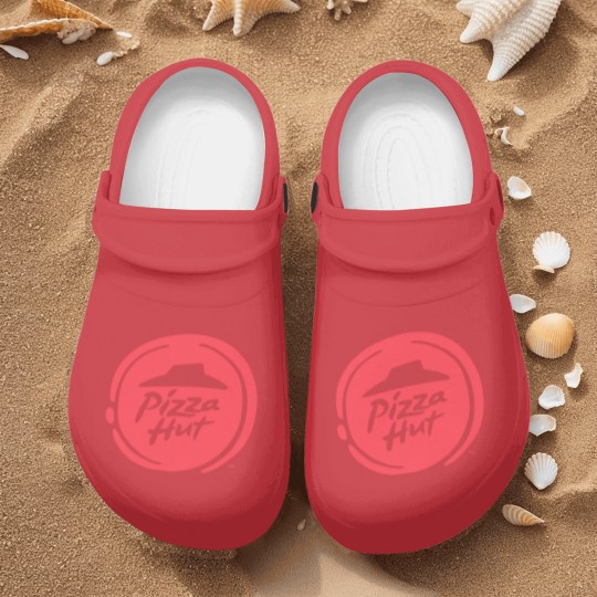 Discover Pizza Hut Logo Nurse Clogs