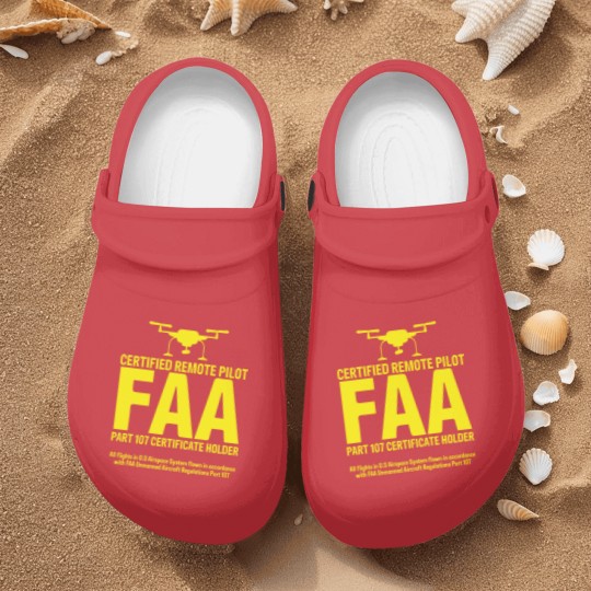 Discover FAA Certified Drone Pilot Funny Gift Nurse Clogs