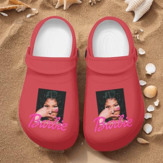 Discover Nicki Minaj Barbi Girl Nurse Clogs| Queen of Rap Nurse Clogs