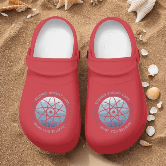 Discover Science Doesn't Care Nurse Clogs