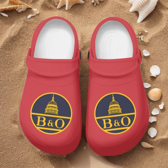 Discover Vintage B&O railroad logo - Railroad - Nurse Clogs