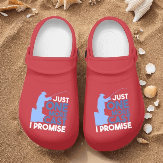 Discover Fishing - Just One More Cast Nurse Clogs