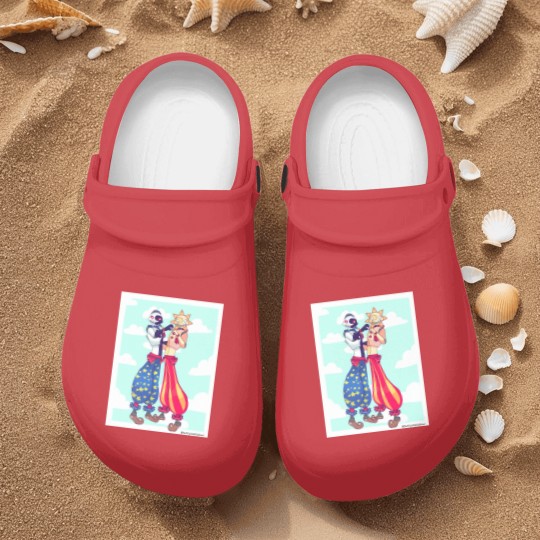 Discover Sun and Moon fnaf Long Nurse Clogs