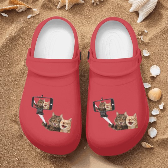 Discover CATS SELFIE PHOTO Nurse Clogs