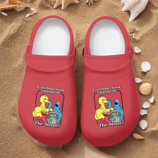 Discover everything i know i learned on the streets funny men women t Nurse Clogs