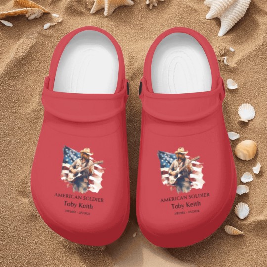 Discover Toby Keith American soldier Nurse Clogs