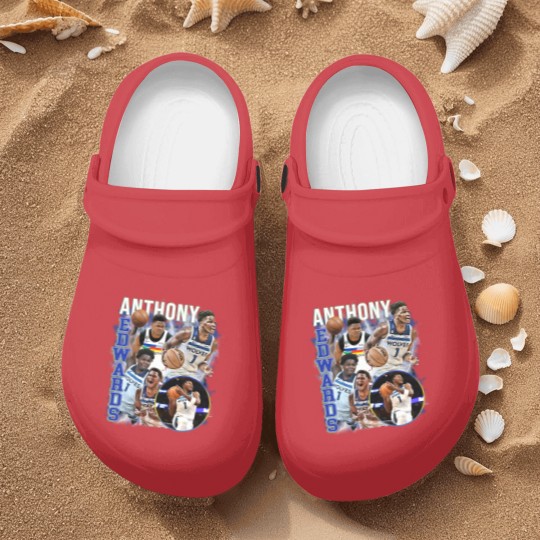 Discover Anthony Edwards Graphic Nurse Clogs, Basketball Nurse Clogs