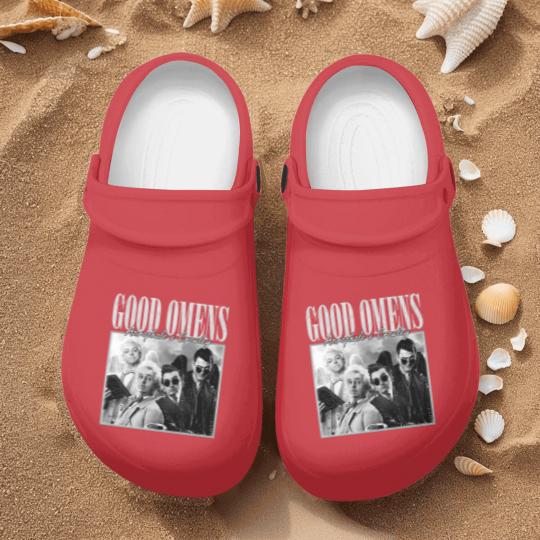 Discover Good Omens Movie Nurse Clogs, Aziraphale 2023 Movie Bootleg Nurse Clogs