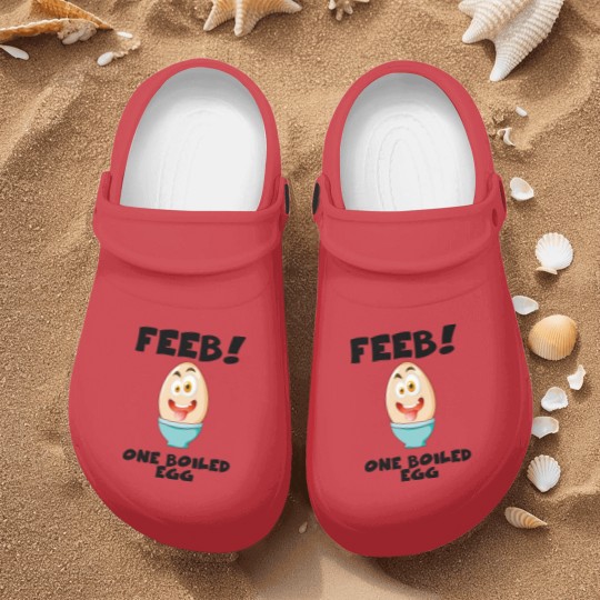 Discover Feeb...One Boiled Egg - Egg - Nurse Clogs