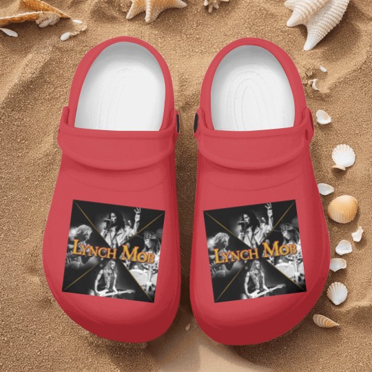 Discover Lynch Mob World Tour Nurse Clogs, Vintage Lynch Mob Band Nurse Clogs, Retro Lynch Mob Band Nurse Clogs