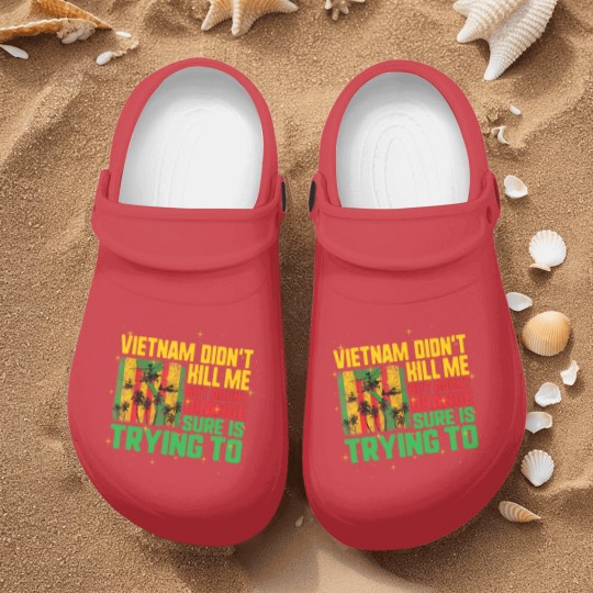 Discover Vietnam Veterans Day Orange Agent Victims Retired Soldiers Nurse Clogs