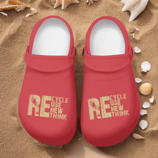 Discover Recycle Reuse Renew Rethink Earth Day Environmental Activism Nurse Clogs
