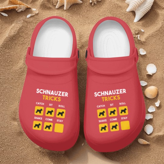 Discover Stubborn Schnauzer Tricks Funny Gift for Shnauzer Nurse Clogs