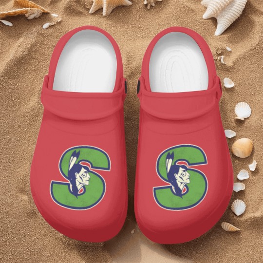 Discover Springfield Indians Retro Defunct Ice Hockey (1) Nurse Clogs