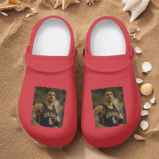 Discover Jason Kidd - Vintage Design Of Basketball Nurse Clogs