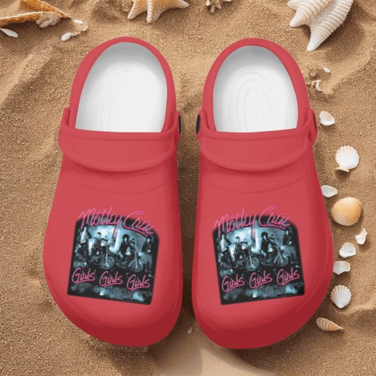Discover Motley Crue Girls Girls Girls Black Nurse Clogs