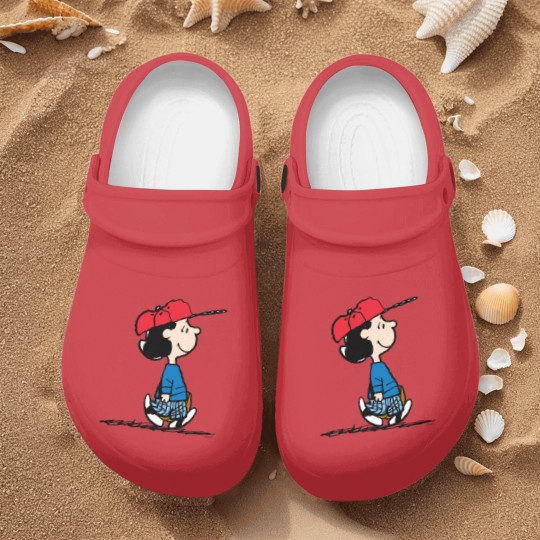 Discover Peanuts | Lucy Playing Baseball Nurse Clogs