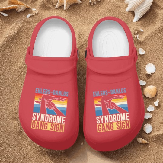 Discover Ehlers-Danlos Syndrome Gang Sign EDS HSD Nurse Clogs