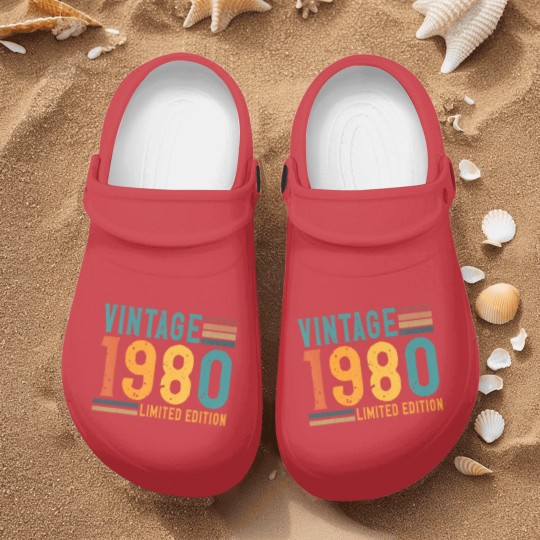 Discover Vintage 1980  42 Years Old Birthday Nurse Clogs